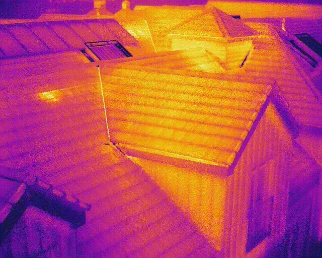 Thermal Imaging Roof Survey Image Andover